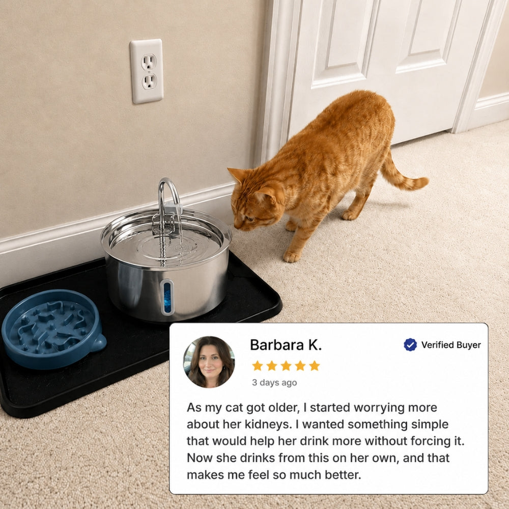 Filtered Cat Water Fountain